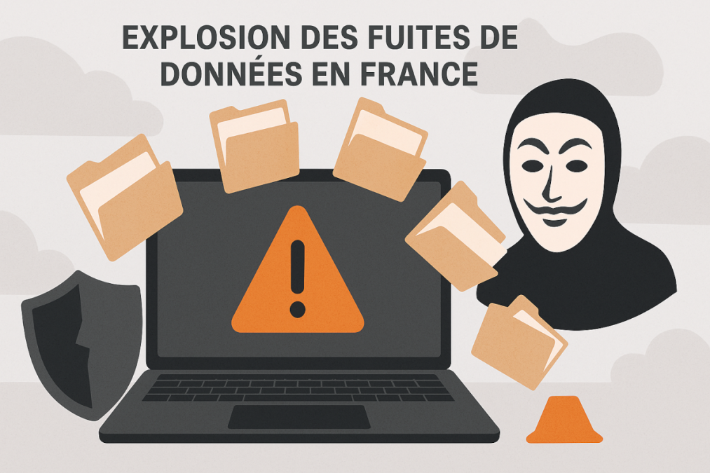 Explosion des fuites de données en France
