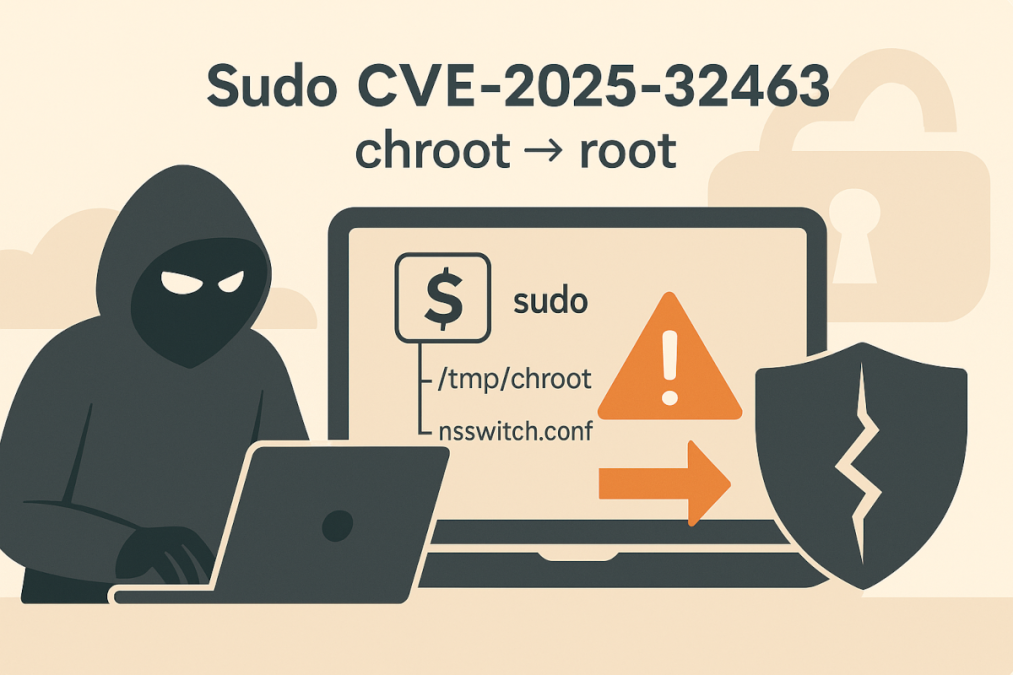 Sudo CVE-2025-32463 (CVSS 9.3)