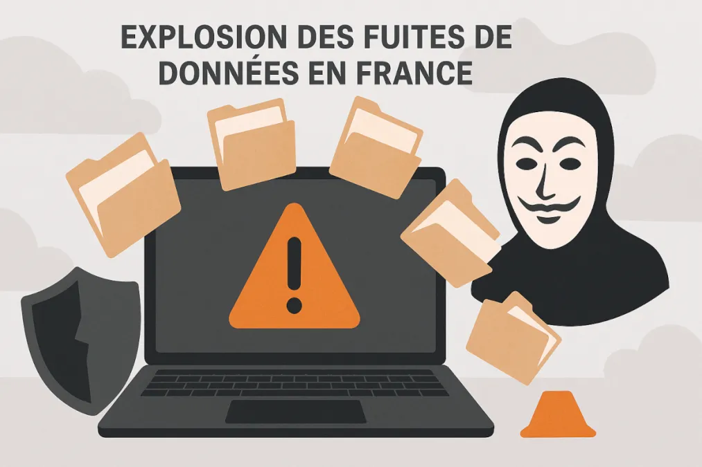 Explosion des fuites de données en France