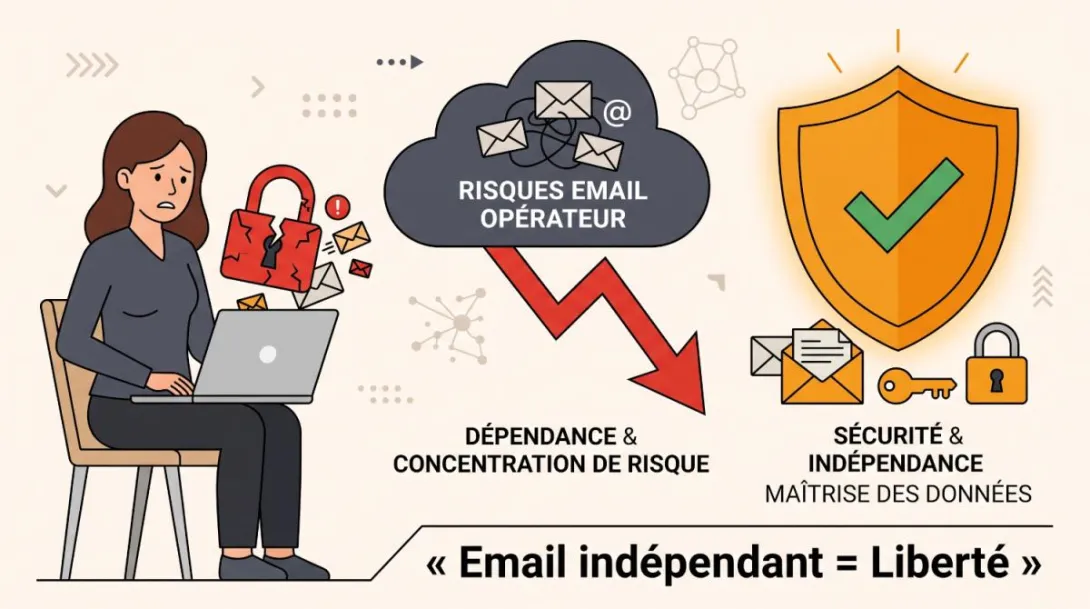 Pourquoi il faut abandonner votre adresse email d'opérateur internet